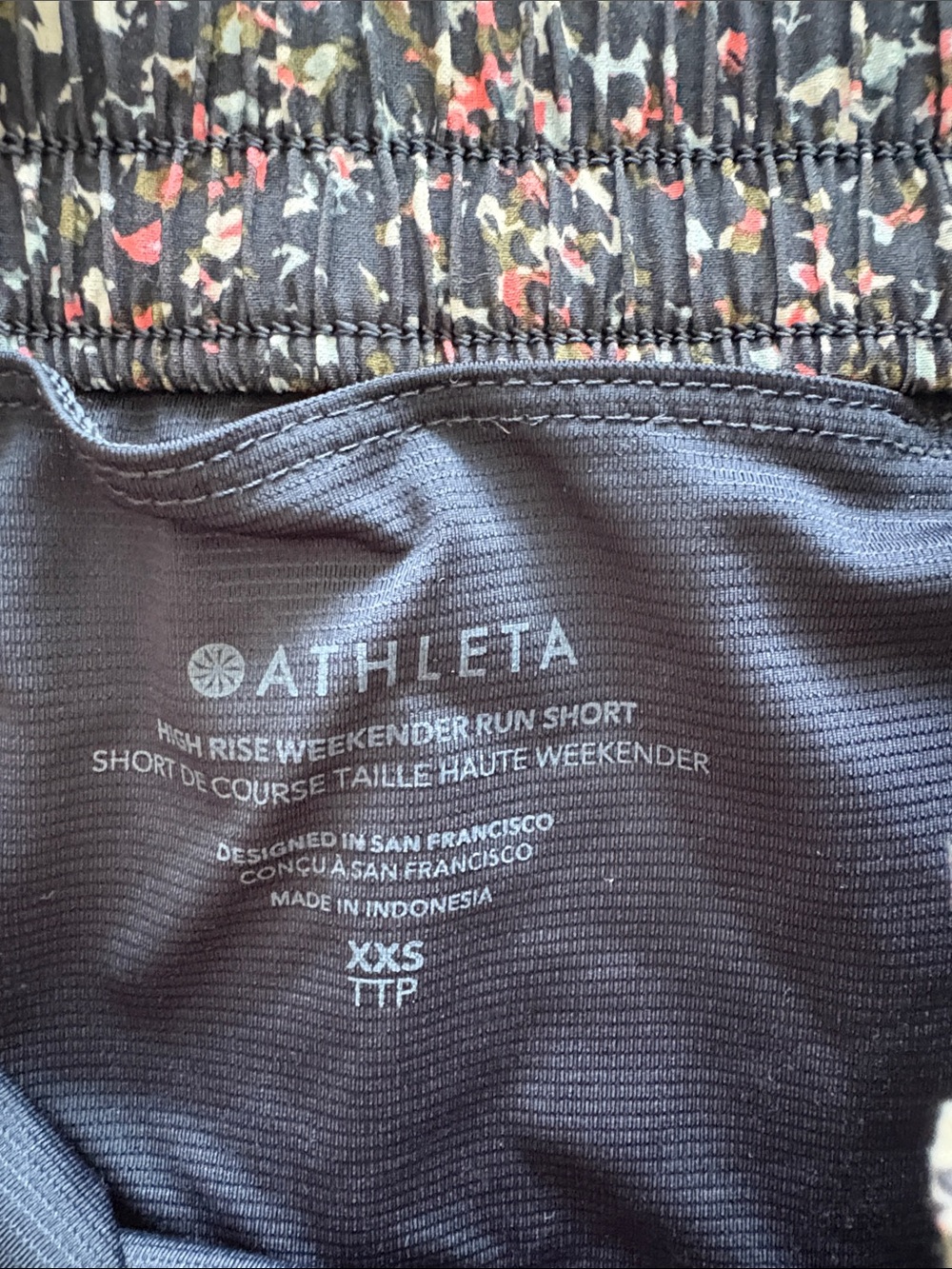 Athleta High Rise Weekender Run Short - Picture 2 of 3
